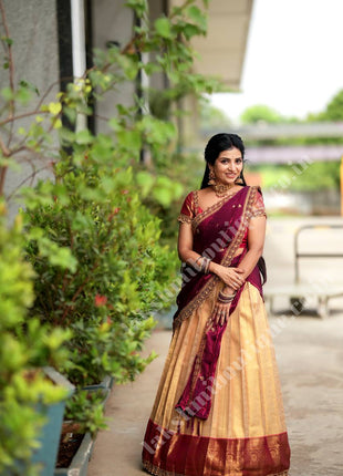 Lehenga is Free Size (Semi Stitched )