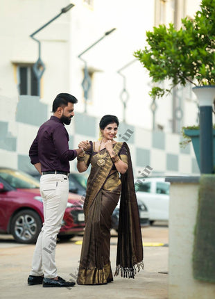 Premium Kanchi Gold Zari