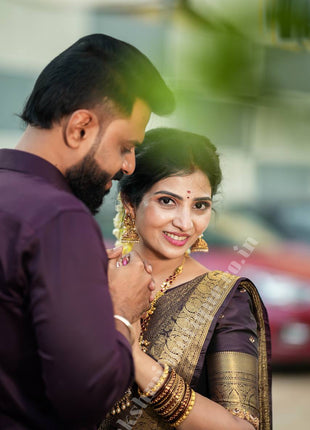 Premium Kanchi Gold Zari