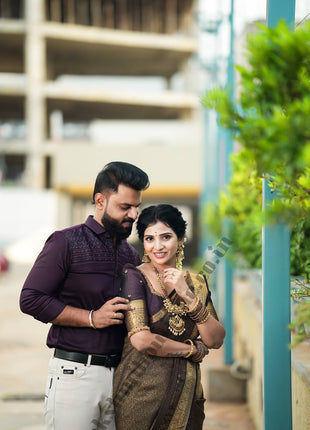 Premium Kanchi Gold Zari