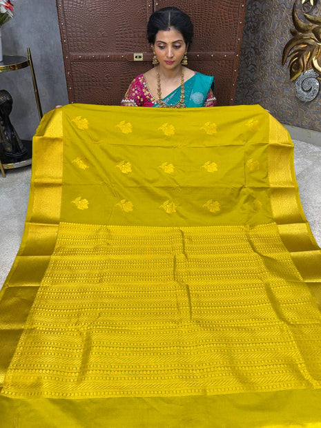 Premium Kanchi Gold Zari