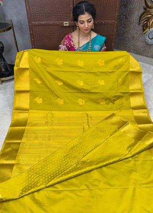 Premium Kanchi Gold Zari