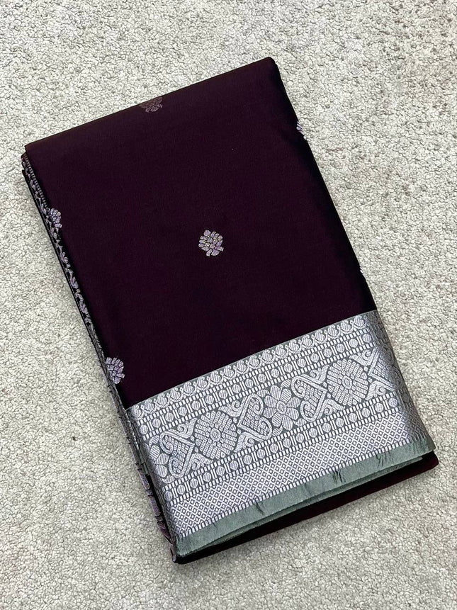 Kanchi Silk Silver Zari