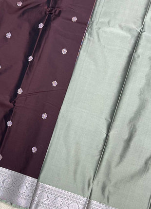 Kanchi Silk Silver Zari