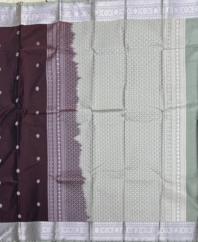 Kanchi Silk Silver Zari