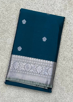 Kanchi Silk Silver Zari