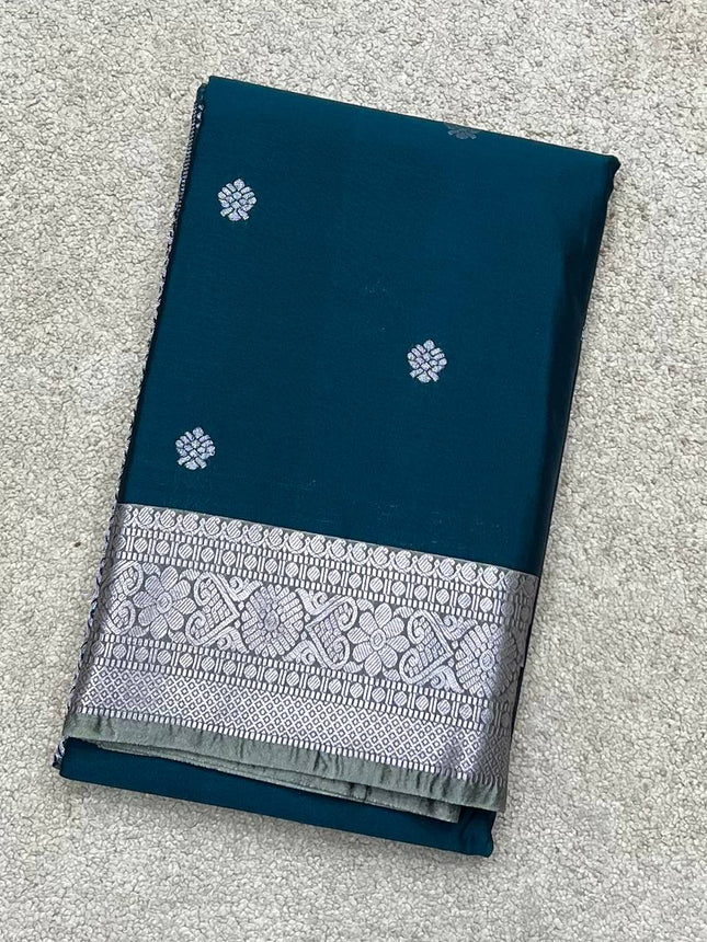 Kanchi Silk Silver Zari