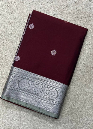 Kanchi Silk Silver Zari