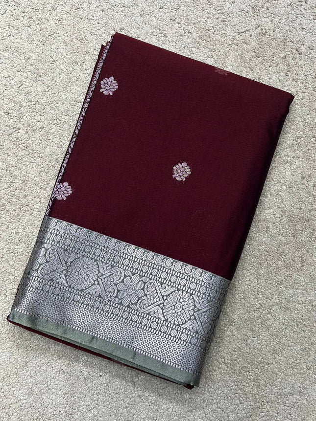 Kanchi Silk Silver Zari