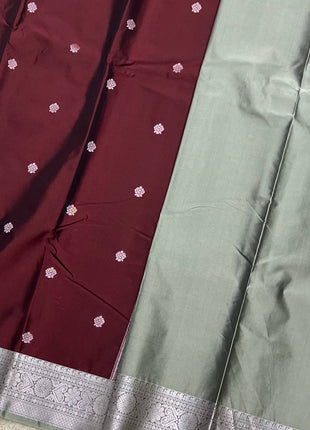 Kanchi Silk Silver Zari