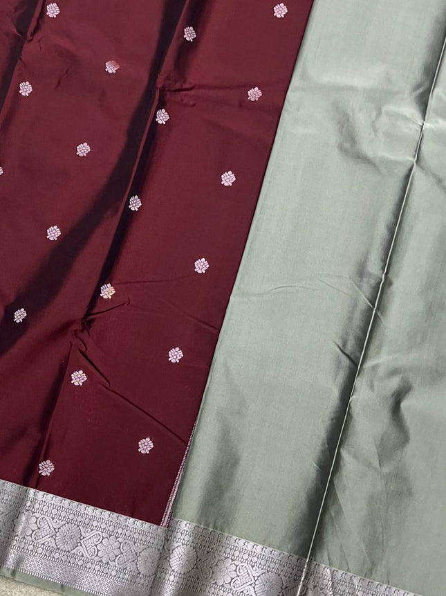 Kanchi Silk Silver Zari