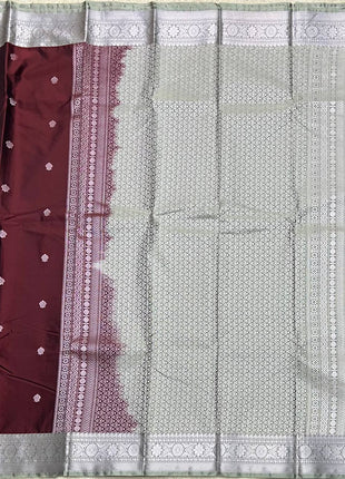 Kanchi Silk Silver Zari