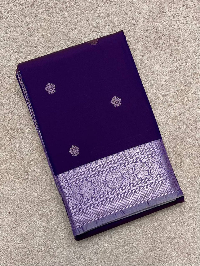 Kanchi Silk Silver Zari