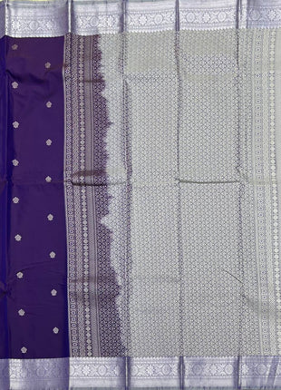 Kanchi Silk Silver Zari