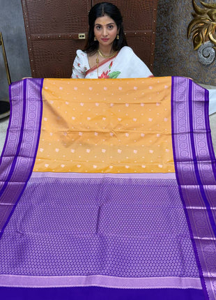 Premium Kanchi Silver Zari