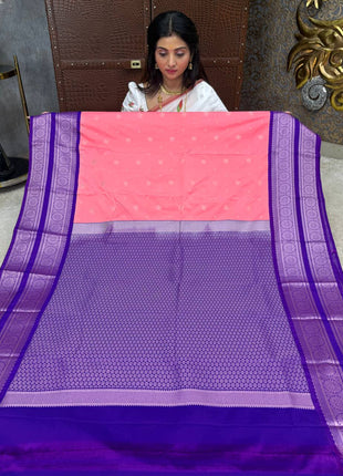 Premium Kanchi Silver Zari