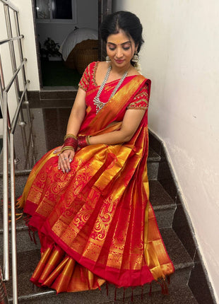 Kanchi Silk Gold Zari