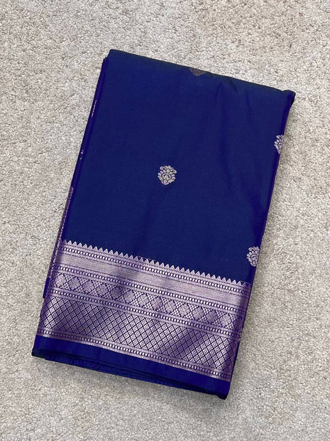 Kanchi Silk Silver Zari