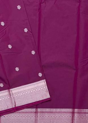 Kanchi Silk Silver Zari