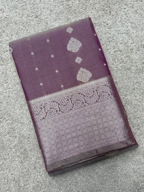 Kanchi Silk Silver Zari