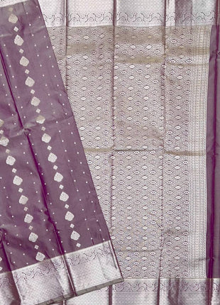 Kanchi Silk Silver Zari