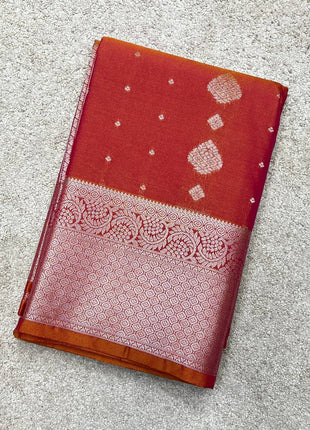 Kanchi Silk Silver Zari