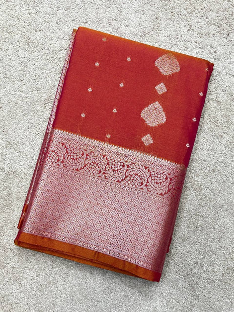 Kanchi Silk Silver Zari