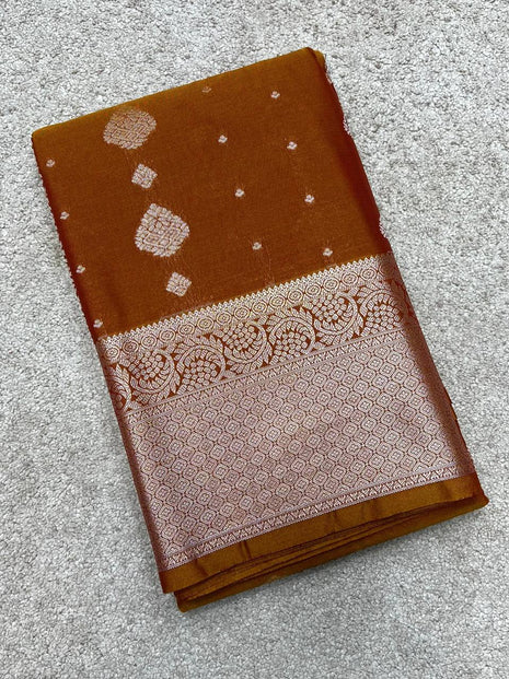 Kanchi Silk Silver Zari