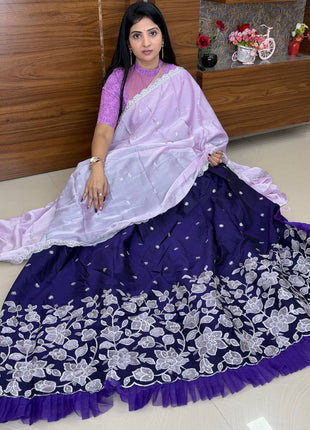 Lehenga is Free Size (Semi Stitched )