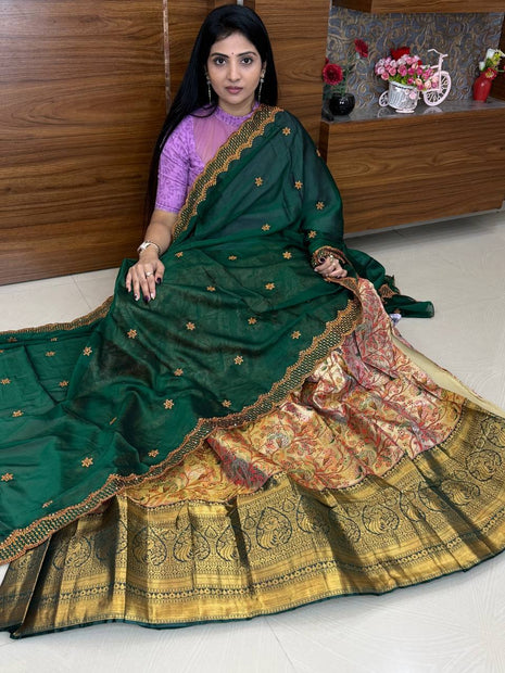 Lehenga is Free Size (Semi Stitched )