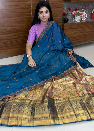 Lehenga is Free Size (Semi Stitched )