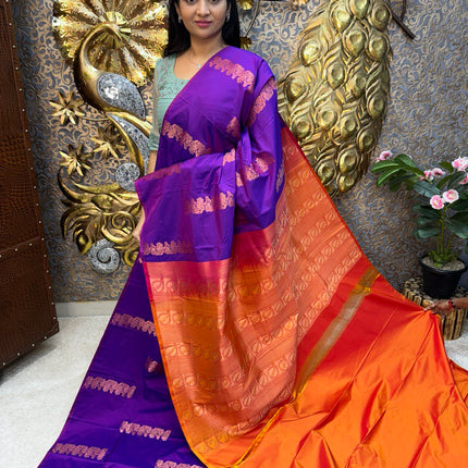 Border Less Kanchi Silk