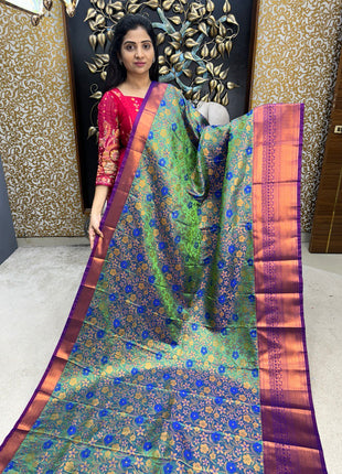Triple Shade Kanchi Silk