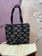 Hand Block Printed Fabric Handbags With Money Pouch