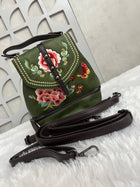 Floral Embroidered Handbag