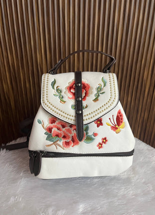 Floral Embroidered Handbag