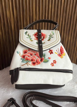 Floral Embroidered Handbag