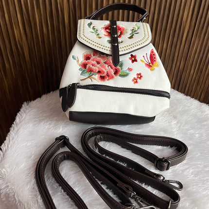 Floral Embroidered Handbag