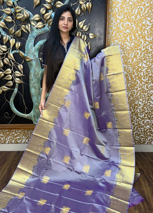 Premium Kanchi Gold Zari Pallaku Design