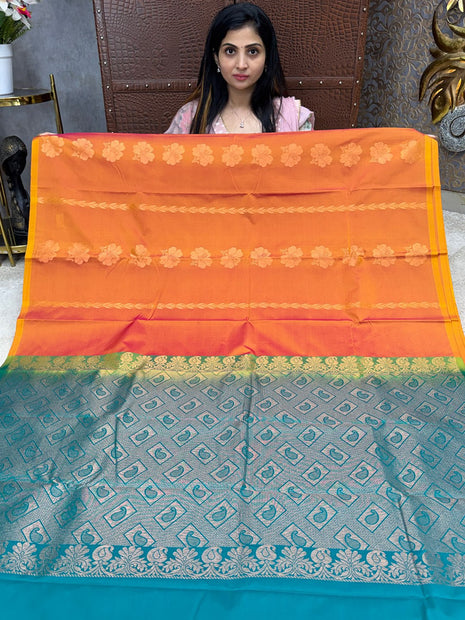 Border Less Kanchi Silk