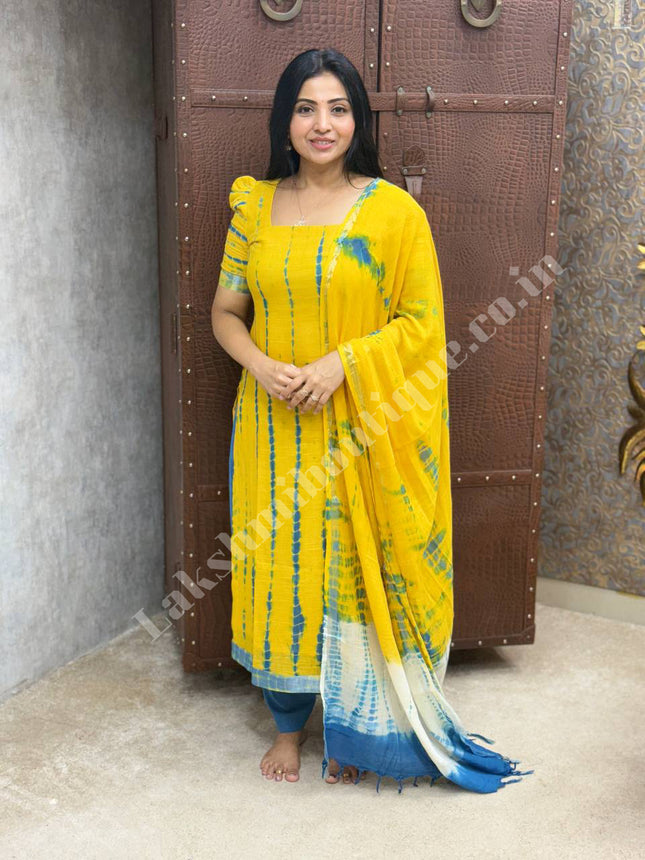 Linen Cotton Suit (Unstitched)