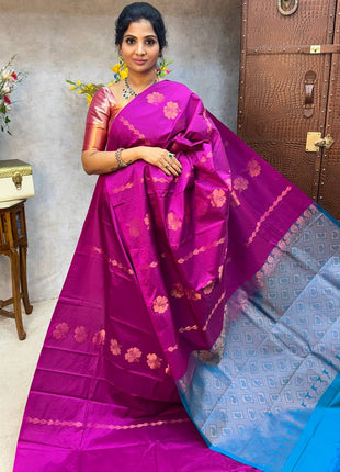 Border Less Kanchi Silk