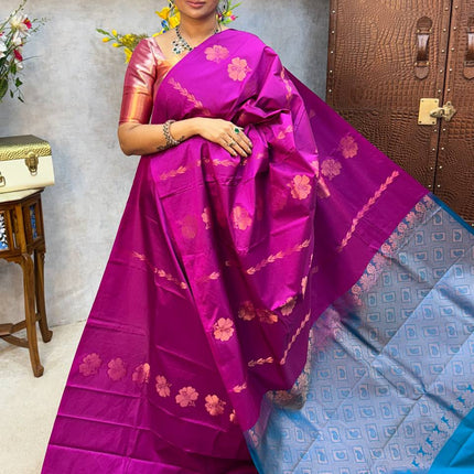 Border Less Kanchi Silk