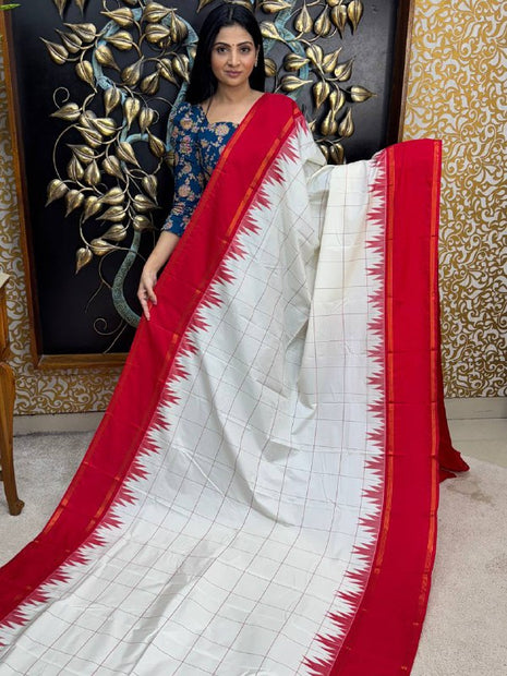 Retta Patta Border Silk