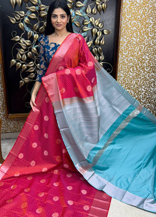 Kanchi Silk Silver Zari