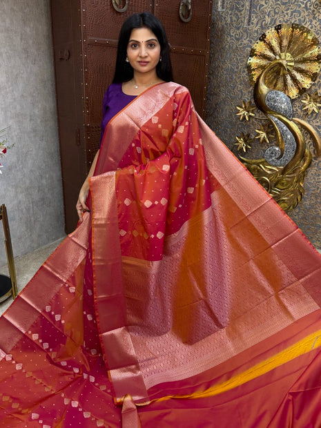 Kanchi Silk Silver Zari