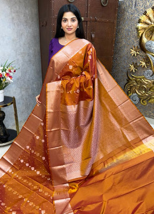 Kanchi Silk Silver Zari