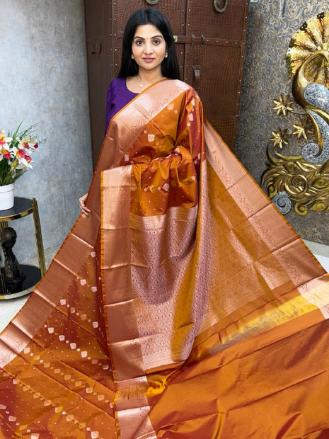 Kanchi Silk Silver Zari