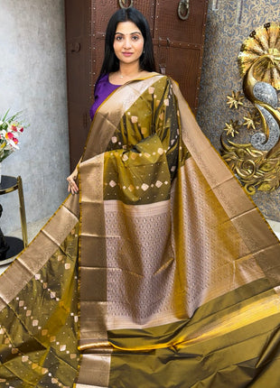 Kanchi Silk Silver Zari