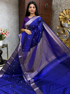 Kanchi Silk Silver Zari
